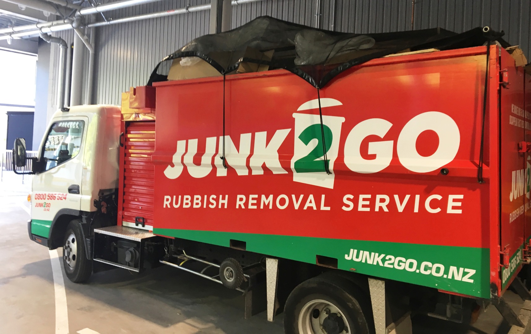 Junk2Go Rubbish Removal Truck