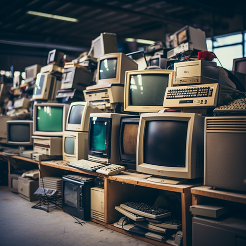NZ's Waste Problem - stock of monitors